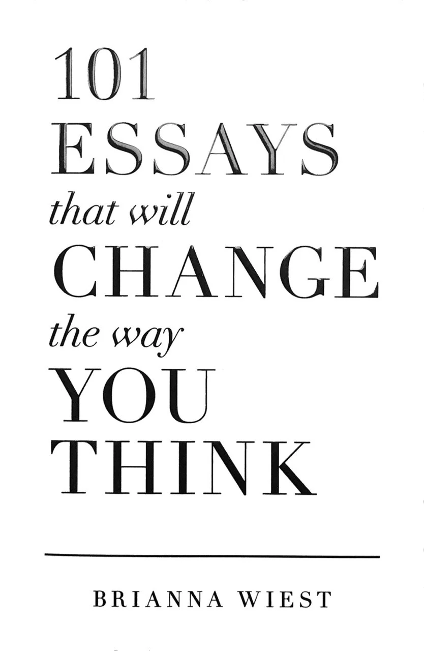 جلد کتاب 101 Essay that will change the way you think
