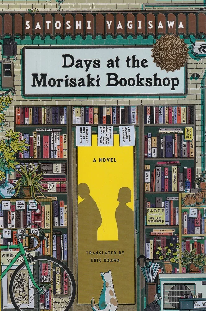 جلد Days at the morisaki bookshop روزها در کتابفروشی موریساکی