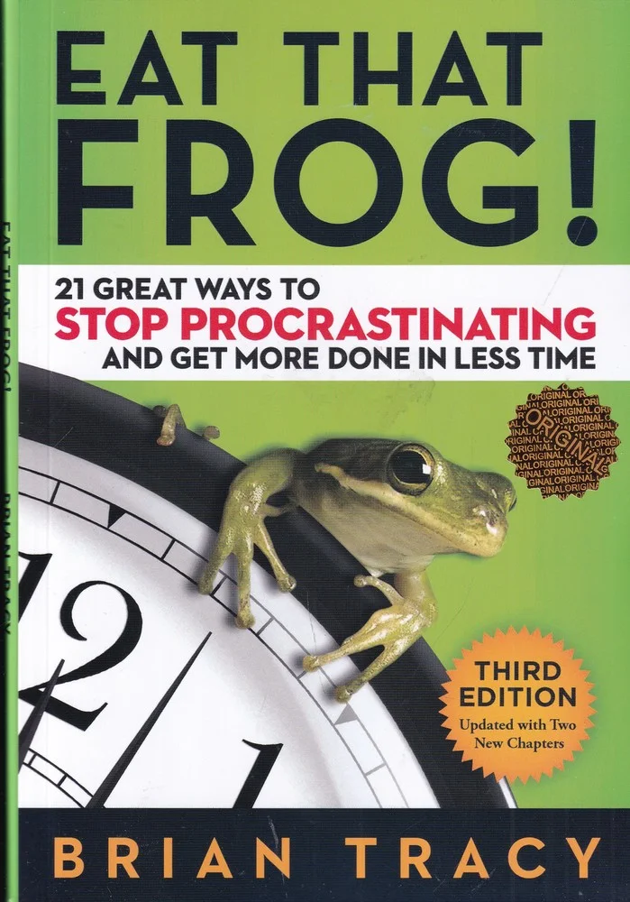 جلد کتاب EAT THAT FROG: قورباغه ات را قورت بده