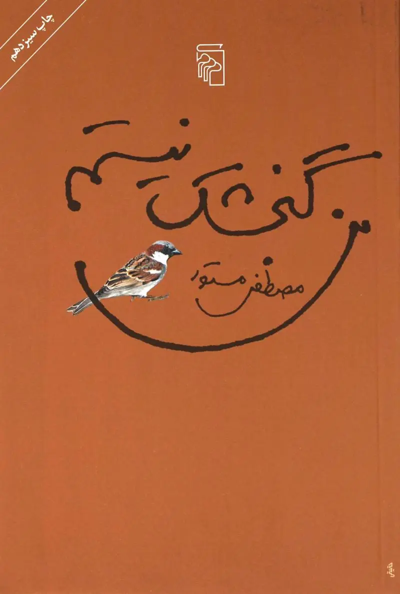 جلد کتاب من گنجشک نیستم