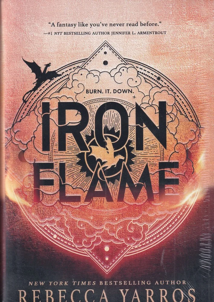 جلد کتاب iron flame: شعله آهن