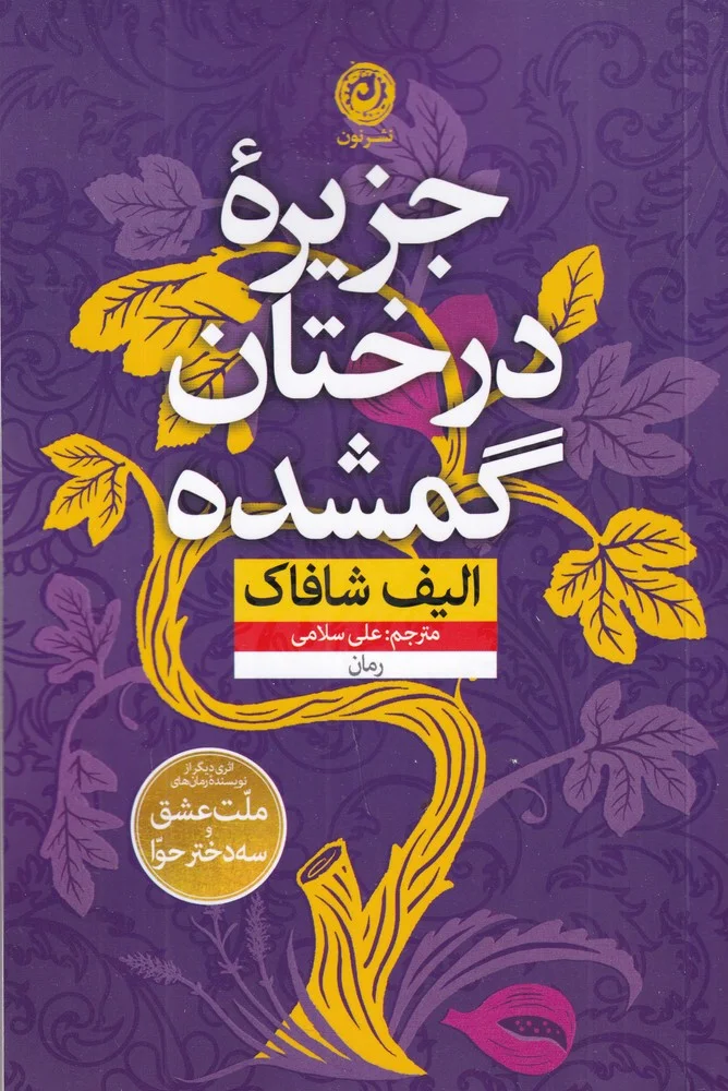 جلد کتاب جزیره درختان گمشده