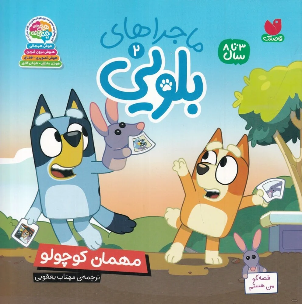 جلد کتاب ماجراهای بلویی 2: مهمان کوچولو