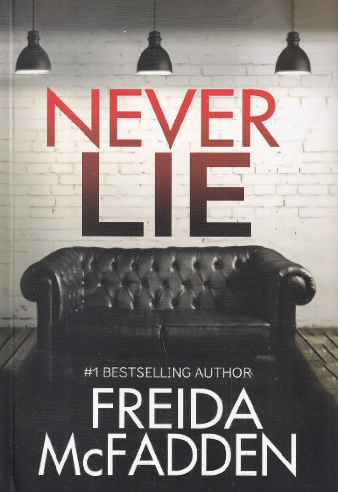 جلد کتاب never lie: هرگز دروغ نگو