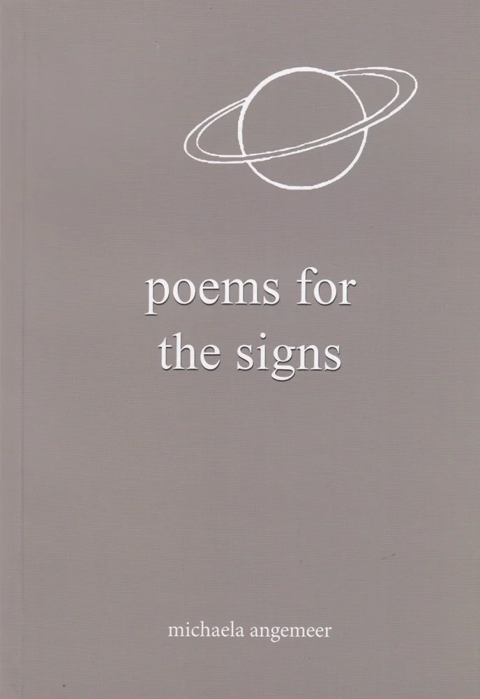 جلد Poems for the signs اشعاری برای نشانه ها