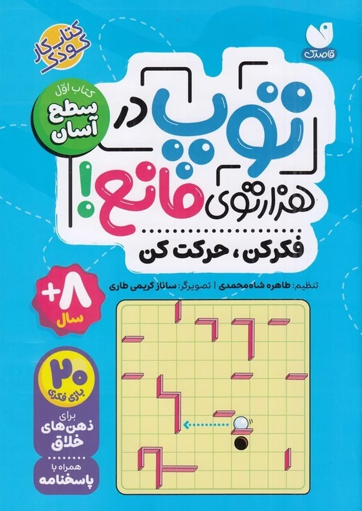 جلد کتاب توپ در هزارتوی مانع: کتاب اول سطح آسان